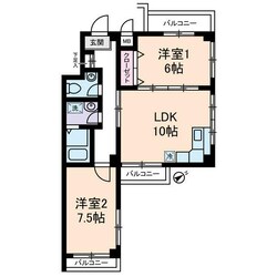 ＲＩＫＩパレスの物件間取画像